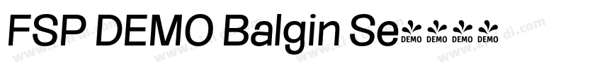 FSP DEMO Balgin Se字体转换 FSP DEMO Balgin Se字体转换